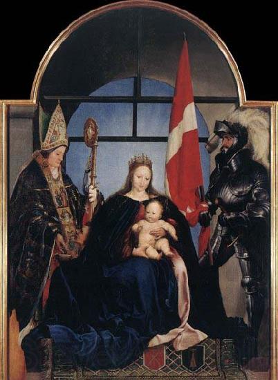 HOLBEIN, Hans the Younger The Solothurn Madonna France oil painting art